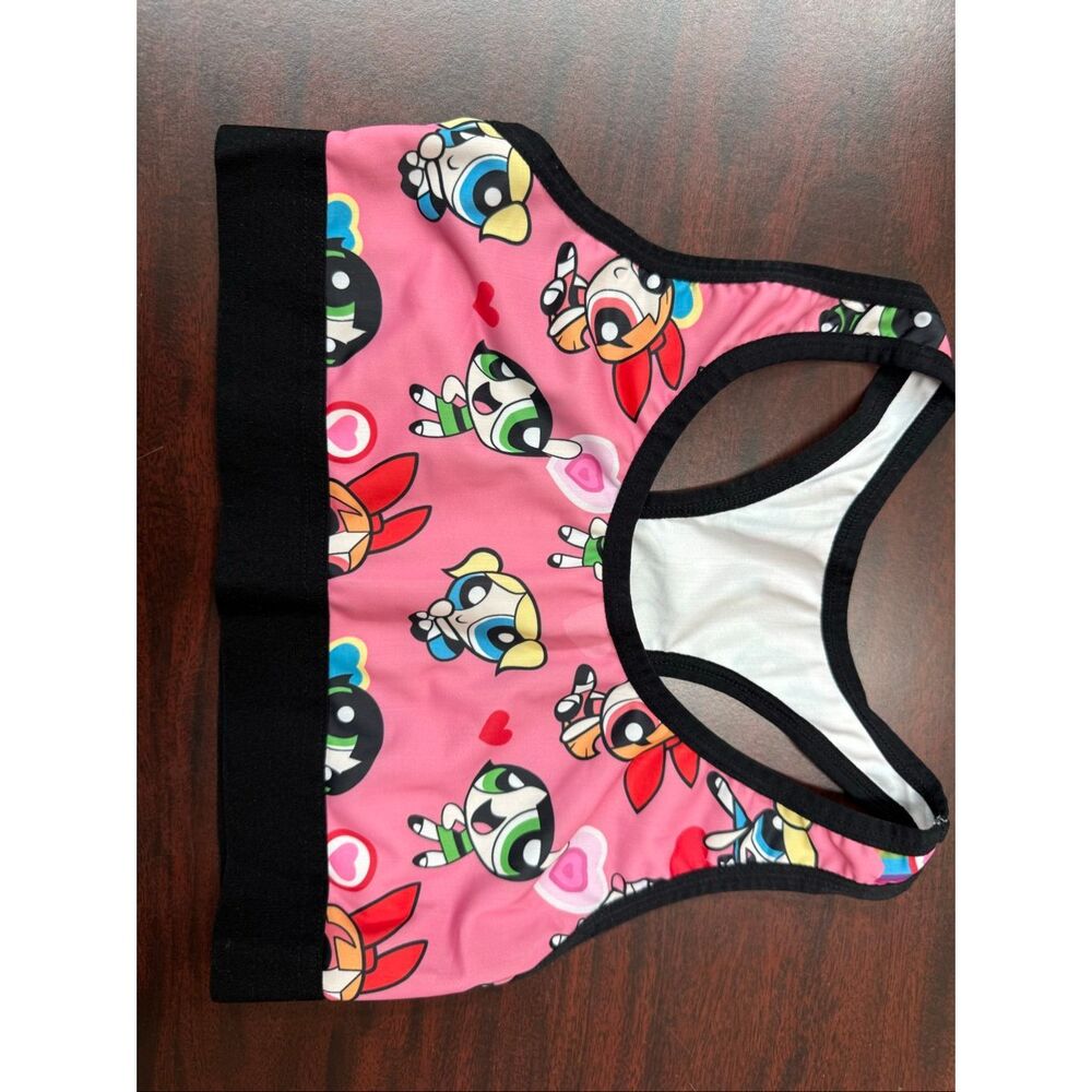 Powerpuff Girls Racerback Lounge Bra Size Small